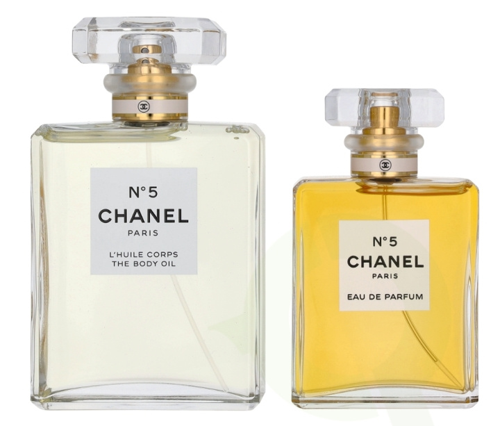 Chanel No 5 Giftset 150 ml Edp Spray 50ml/Body Oil 100ml i gruppen SKØNHED & HELSE / Gaveæske / Gaveæske til hende hos TP E-commerce Nordic AB (D21264)