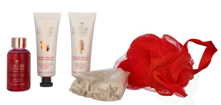 The Luxury Bathing Company Festive Treats Set 150 ml Body Wash 50ml/Hand & Nail Cream 50ml/Body Cream 50ml/Bath Caviar i gruppen SKØNHED & HELSE / Gaveæske / Gaveæske til hende hos TP E-commerce Nordic AB (D21268)