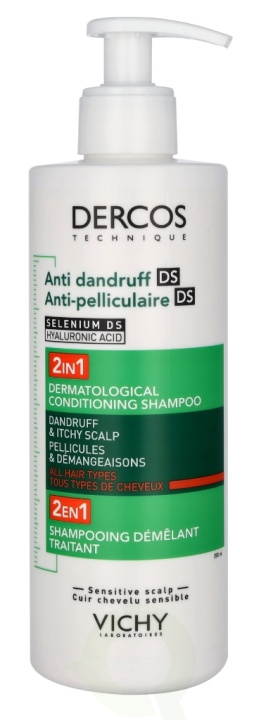 Vichy Dercos Anti-Dandruff 2 In 1 Shampoo 390 ml i gruppen SKØNHED & HELSE / Hår og styling / Hårpleje / Shampoo hos TP E-commerce Nordic AB (D21309)