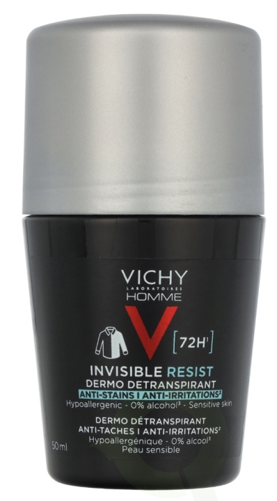 Vichy Homme Invisible Resist 72H Deo Roll-On 50 ml i gruppen SKØNHED & HELSE / Duft & Parfume / Deodorant / Deo for ham hos TP E-commerce Nordic AB (D21318)