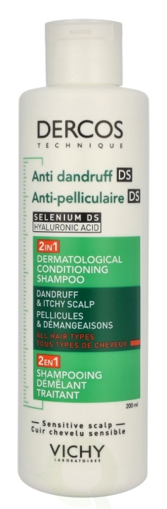 Vichy Dercos Anti-Dandruff 2 In 1 Shampoo 200 ml i gruppen SKØNHED & HELSE / Hår og styling / Hårpleje / Shampoo hos TP E-commerce Nordic AB (D21325)
