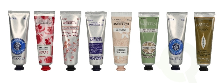 L\'Occitane Fantastic 8 Hand Set 240 ml Verbena 30ml/Shea 30ml/Rose 30ml/Cherry Blossom 30ml/Lavender 30ml/Neroli 30ml/Almond 30ml/Shea 30ml i gruppen SKØNHED & HELSE / Hudpleje / Ansigt / Dagcreme hos TP E-commerce Nordic AB (D21382)