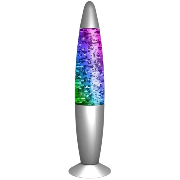 Party Fun Lights Glitterlampe - flerfarvet - 34 cm (605401) i gruppen HJEM, HUS & HAVE / Smart hjem / Smart belysning hos TP E-commerce Nordic AB (D21430)