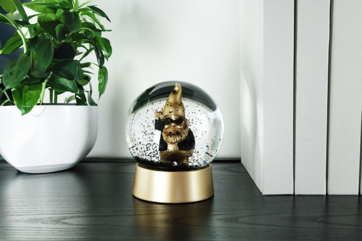 Winkee Dværgvippe med snekugle - guld i gruppen SPORT, FRITID & HOBBY / Sjove gadgets / Sjove gadgets hos TP E-commerce Nordic AB (D21444)