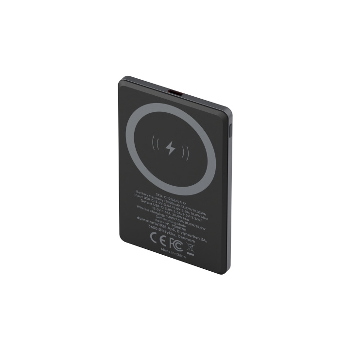 dbramante1928 Re-charge - Power Bank 5K Magsafe - Grå i gruppen SMARTPHONES & TABLETS / Opladere og kabler / Powerbanks hos TP E-commerce Nordic AB (D21477)