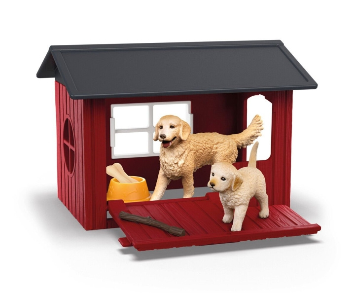 Schleich Hundekennel med 2 golden retrievere - (42722) i gruppen LEGETØJ, BØRN & BABY / Legetøj / Legesæt hos TP E-commerce Nordic AB (D21499)