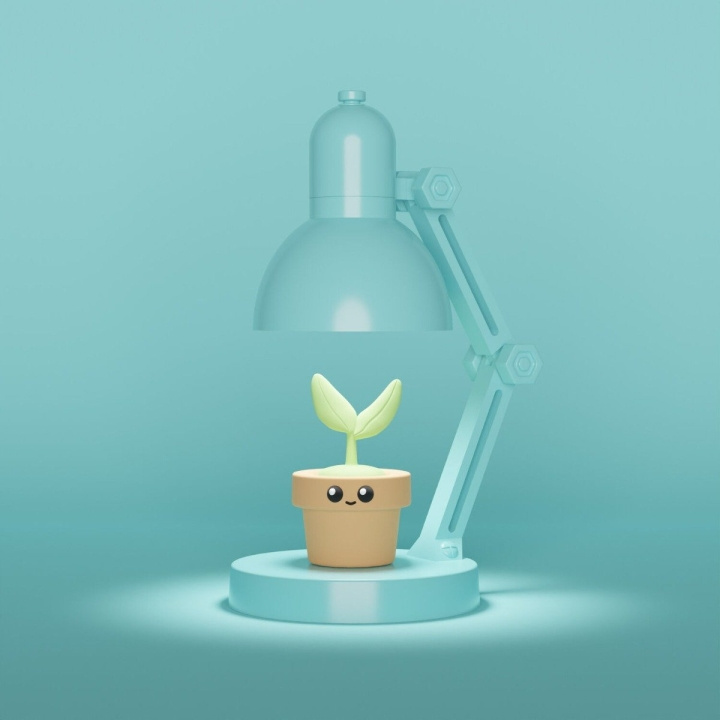 Winkee Mini plantelampe i gruppen SPORT, FRITID & HOBBY / Sjove gadgets / Smarte løsninger hos TP E-commerce Nordic AB (D21535)