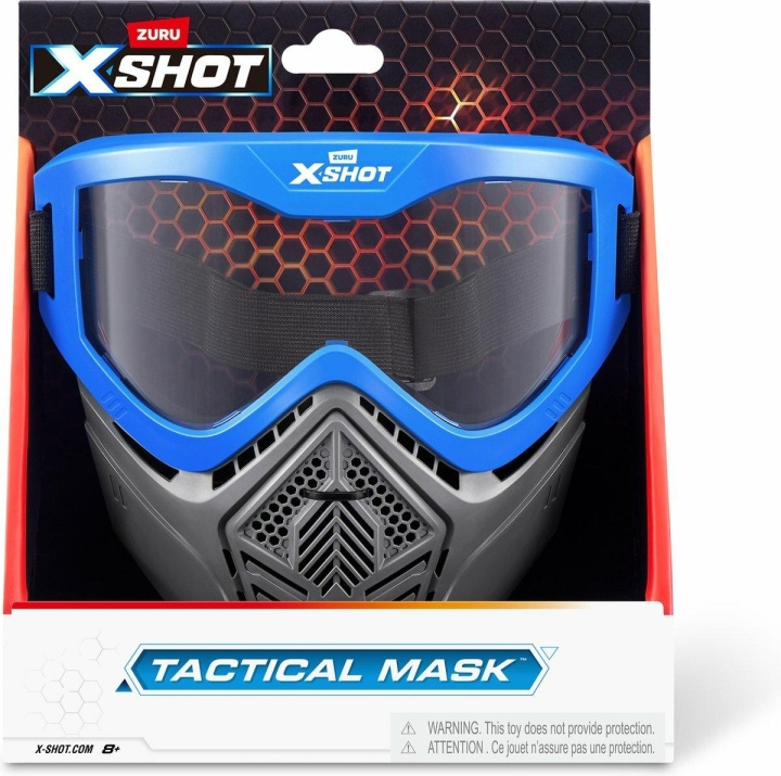 X-Shot Excel serie 1 - Blå beskyttelsesmaske (36776) i gruppen LEGETØJ, BØRN & BABY / Legetøj / Action spil hos TP E-commerce Nordic AB (D21549)