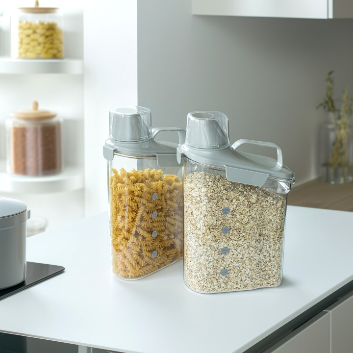 Scandinavian Collection Container with Measuring Cup - 2 Pack i gruppen HJEM, HUS & HAVE / Køkkenredskaber / Øvrige køkkenredskaber hos TP E-commerce Nordic AB (D21554)