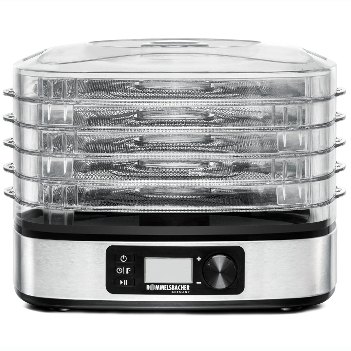 Rommelsbacher Frukt & Svamptork DA 350 350W LCD Timer 5rack i gruppen HJEM, HUS & HAVE / Køkkenredskaber / Øvrige køkkenredskaber hos TP E-commerce Nordic AB (D21588)