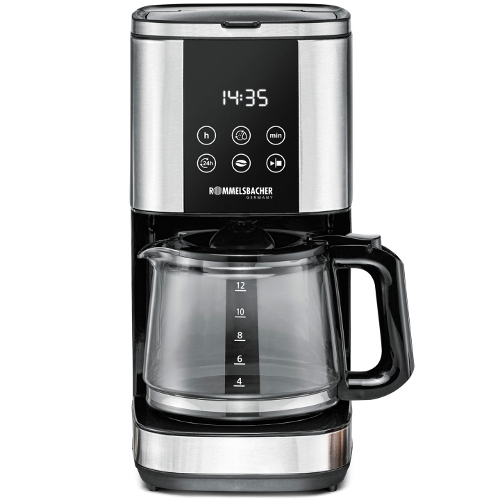 Rommelsbacher Kaffebryggare med timer Rostfritt FKM 1000 1,5l 1000W i gruppen HJEM, HUS & HAVE / Husholdningsapparater / Kaffe og espresso / Kaffemaskiner hos TP E-commerce Nordic AB (D21593)