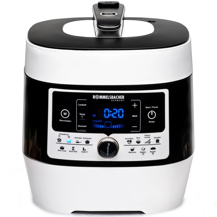 Rommelsbacher Multikokare/tryckkokare MD 1000 14 Program 1000W i gruppen HJEM, HUS & HAVE / Husholdningsapparater / Foodprocessor og køkkenassistenter / Foodprocessor hos TP E-commerce Nordic AB (D21595)