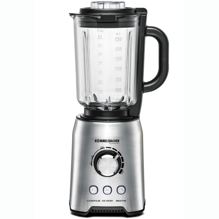 Rommelsbacher Blender MX 1250 Glaskanna 1,75l 1200W 22000RPM i gruppen HJEM, HUS & HAVE / Husholdningsapparater / Foodprocessor og køkkenassistenter / Mixer & Blender hos TP E-commerce Nordic AB (D21597)