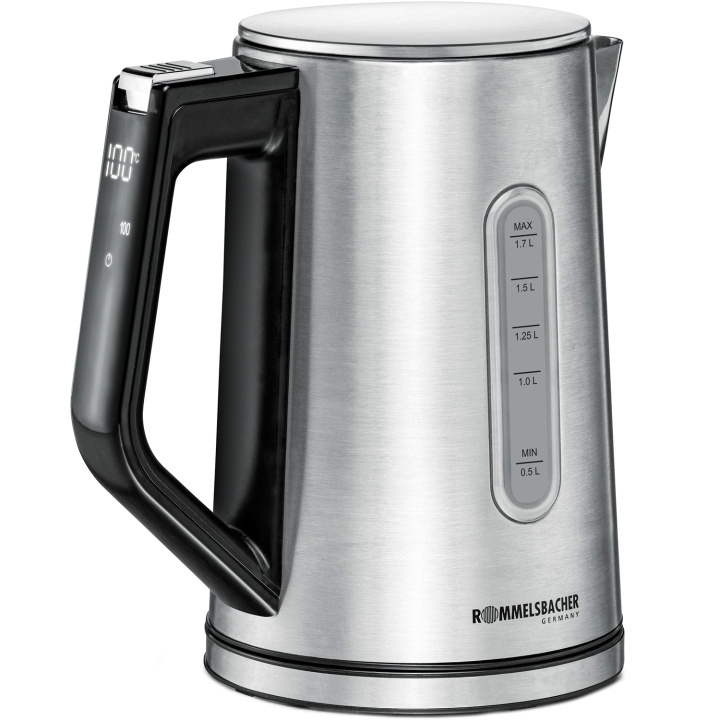 Rommelsbacher Vattenkokare Rostfri WK 3000 Sunny 3000W Temp Inställningar i gruppen HJEM, HUS & HAVE / Husholdningsapparater / Vand & Juice / Elkedel hos TP E-commerce Nordic AB (D21604)