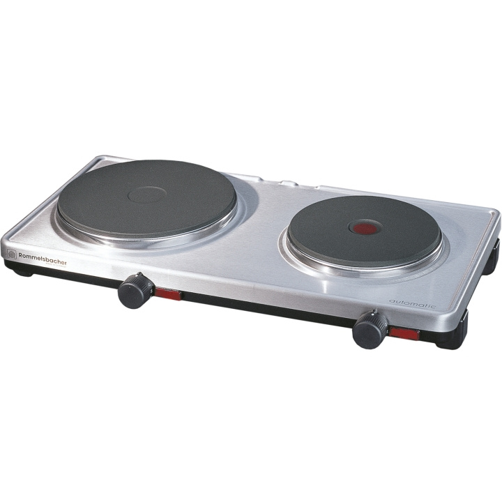 Rommelsbacher Kokplatta Dubbel AK 3099/E Rostfri Made in Germany i gruppen HJEM, HUS & HAVE / Husholdningsapparater / Miniovne og kogeplader hos TP E-commerce Nordic AB (D21607)