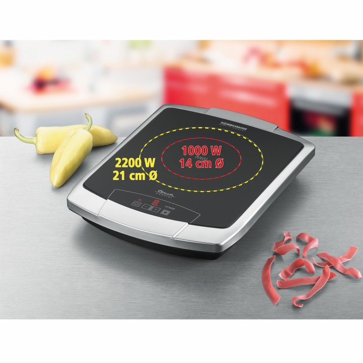 Rommelsbacher Kokplatta Highlight CT 2203/TC Touch Controll dubbla Zoner i gruppen HJEM, HUS & HAVE / Husholdningsapparater / Miniovne og kogeplader hos TP E-commerce Nordic AB (D21611)
