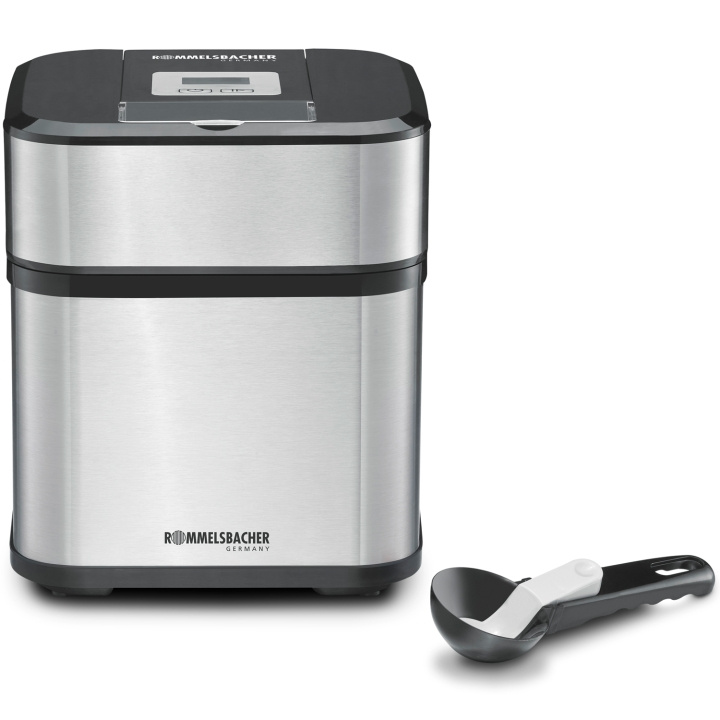 Rommelsbacher Glassmaskin IM 12 Kurt 0,5l Rostfri Sorbet,Glass Frusen Yogurt Slush i gruppen HJEM, HUS & HAVE / Husholdningsapparater / Ismaskiner hos TP E-commerce Nordic AB (D21618)