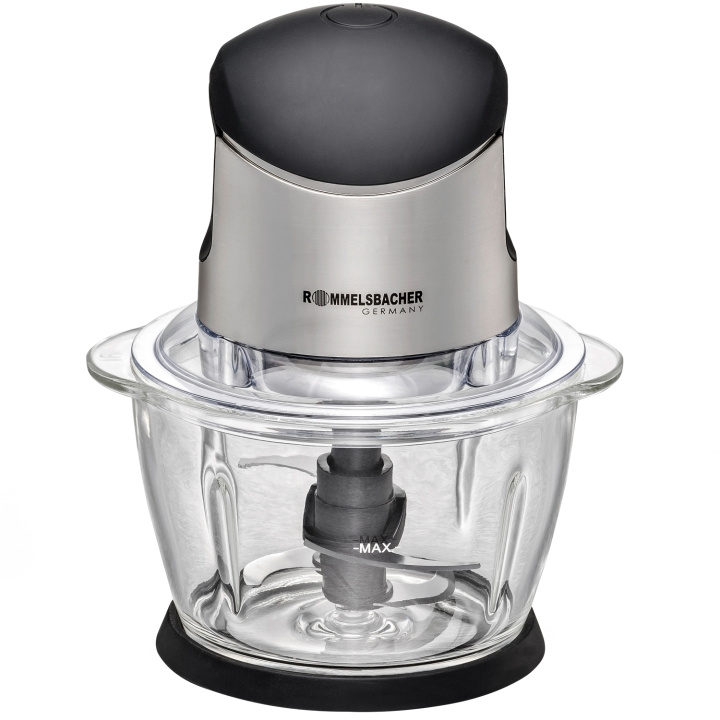 Rommelsbacher Minihackare 1,0l MZ 400 Glasskål 400W stark motor i gruppen HJEM, HUS & HAVE / Husholdningsapparater / Foodprocessor og køkkenassistenter / Mixer & Blender hos TP E-commerce Nordic AB (D21619)