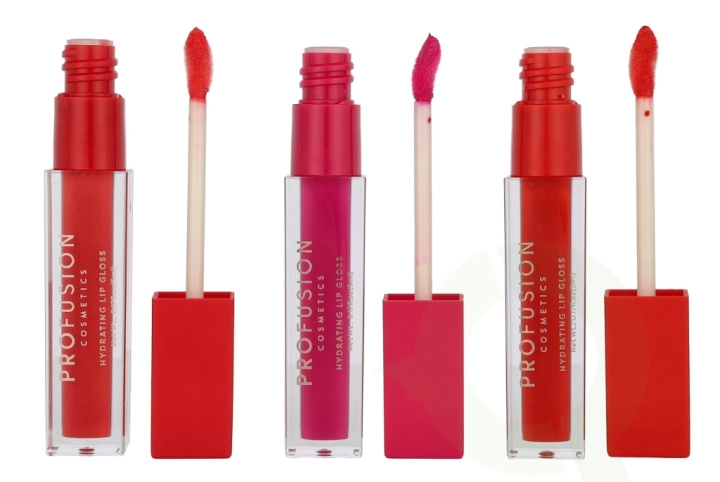 Profusion Cosmetics Lip Gloss Trio Set 15 ml Brights i gruppen SKØNHED & HELSE / Makeup / Læber / Lip gloss hos TP E-commerce Nordic AB (D21694)