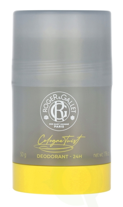 Roger & Gallet Cologne Twist Deodorant Stick 24H 50 g i gruppen SKØNHED & HELSE / Duft & Parfume / Deodorant / Deo for ham hos TP E-commerce Nordic AB (D21708)