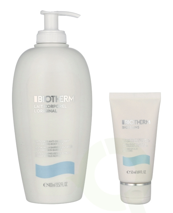 Biotherm Lait Corporel Duo Set 450 ml Body Lotion 400ml/Shower Gel 50ml i gruppen SKØNHED & HELSE / Hudpleje / Ansigt / Dagcreme hos TP E-commerce Nordic AB (D21742)