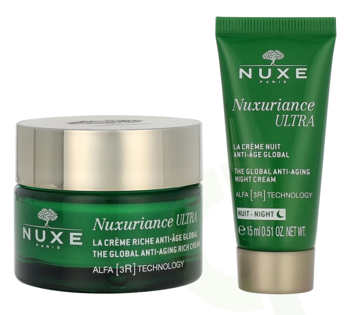 Nuxe Nuxuriance Ultra Set 65 ml Anti-Aging Rich Cream 50ml/Anti-Aging Night Cream 15ml i gruppen SKØNHED & HELSE / Hudpleje / Ansigt / Dagcreme hos TP E-commerce Nordic AB (D21748)
