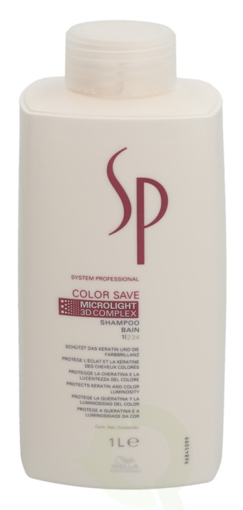Wella SP - Color Save Shampoo 1000 ml Microlight 3D Complex i gruppen SKØNHED & HELSE / Hår og styling / Hårpleje / Shampoo hos TP E-commerce Nordic AB (D21846)