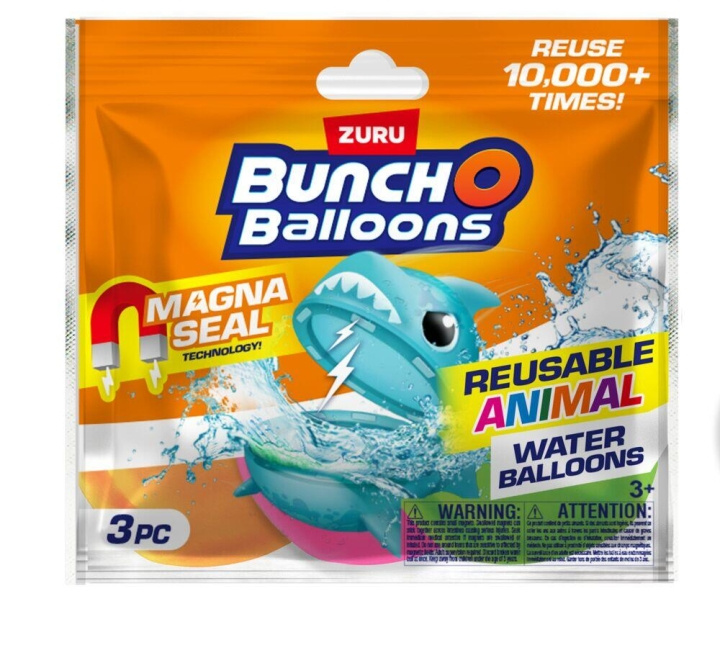 Bunch O \'Balloons Vandballoner med dyr, 3 stk (56713UQ1) i gruppen LEGETØJ, BØRN & BABY / Udeleg & Sport / Vandleg, bad og strand hos TP E-commerce Nordic AB (D21853)