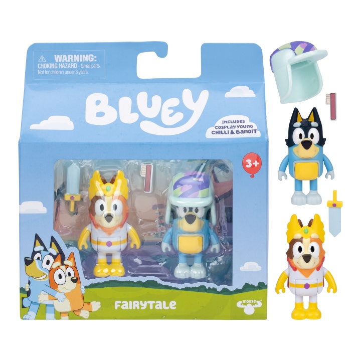 Bluey Bluey Figur 2PK - (90322) i gruppen LEGETØJ, BØRN & BABY / Legetøj / Figurer, miniaturer og tilbehør hos TP E-commerce Nordic AB (D21856)