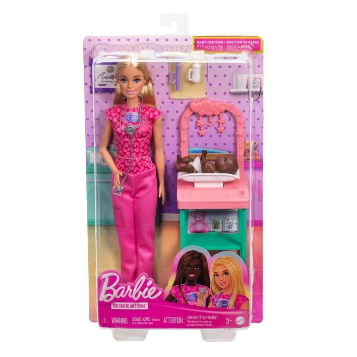 Barbie Karriere baby læge sæt - (960-2514) i gruppen LEGETØJ, BØRN & BABY / Legetøj / Docks og tilbehør hos TP E-commerce Nordic AB (D21864)