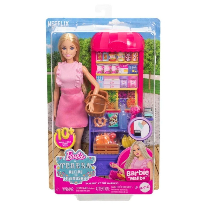Barbie Opskrift på venskab Malibu indkøbssæt - (960-2516) i gruppen LEGETØJ, BØRN & BABY / Legetøj / Docks og tilbehør hos TP E-commerce Nordic AB (D21865)
