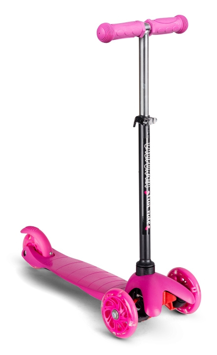 California 3-hjulet løbehjul Pink (83124) i gruppen LEGETØJ, BØRN & BABY / Udeleg & Sport / Cykler og scootere hos TP E-commerce Nordic AB (D21889)