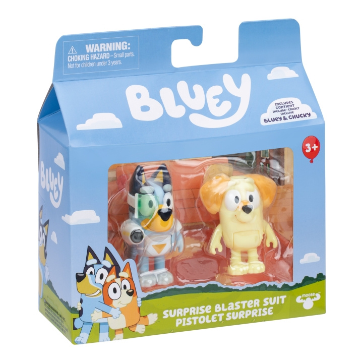 Bluey Bluey Figur 2PK - (90322) i gruppen LEGETØJ, BØRN & BABY / Legetøj / Figurer, miniaturer og tilbehør hos TP E-commerce Nordic AB (D21891)