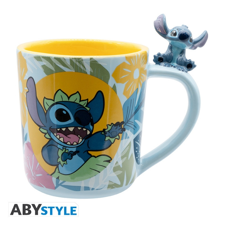 Abysse DISNEY - 3D-håndtagskrus - Hawaiian Stitch i gruppen SPORT, FRITID & HOBBY / Sjove gadgets / Samlergenstande hos TP E-commerce Nordic AB (D21911)