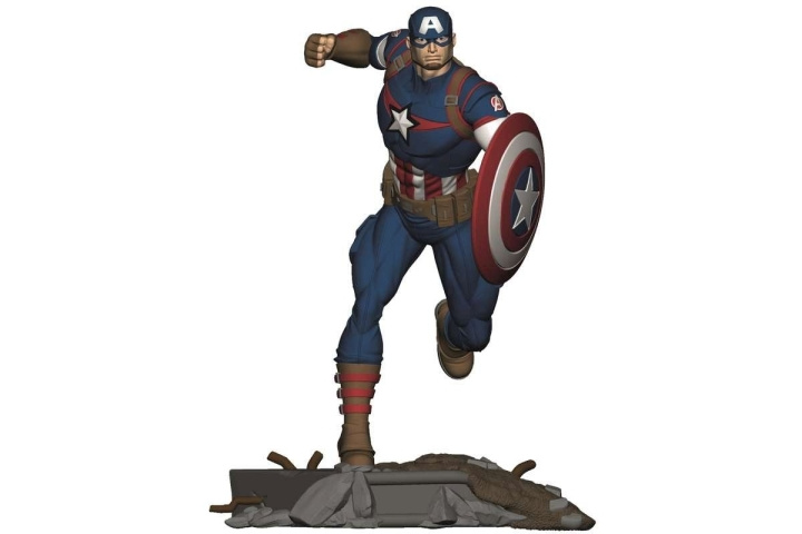 BULLYLAND Marvel Captain America 11 cm (525306) i gruppen LEGETØJ, BØRN & BABY / Legetøj / Figurer, miniaturer og tilbehør hos TP E-commerce Nordic AB (D21918)