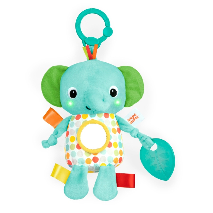 Bright Starts Legekammerat med lys - Elefant - (BS-12951) i gruppen LEGETØJ, BØRN & BABY / Pleje, sundhed og hygiejne / Sutter & Tandringe hos TP E-commerce Nordic AB (D21922)