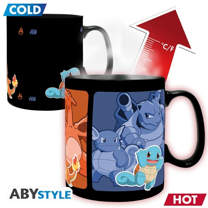 Abysse POKEMON Krus Heat Change - Evolve - 460 ml i gruppen SPORT, FRITID & HOBBY / Sjove gadgets / Krus hos TP E-commerce Nordic AB (D21959)