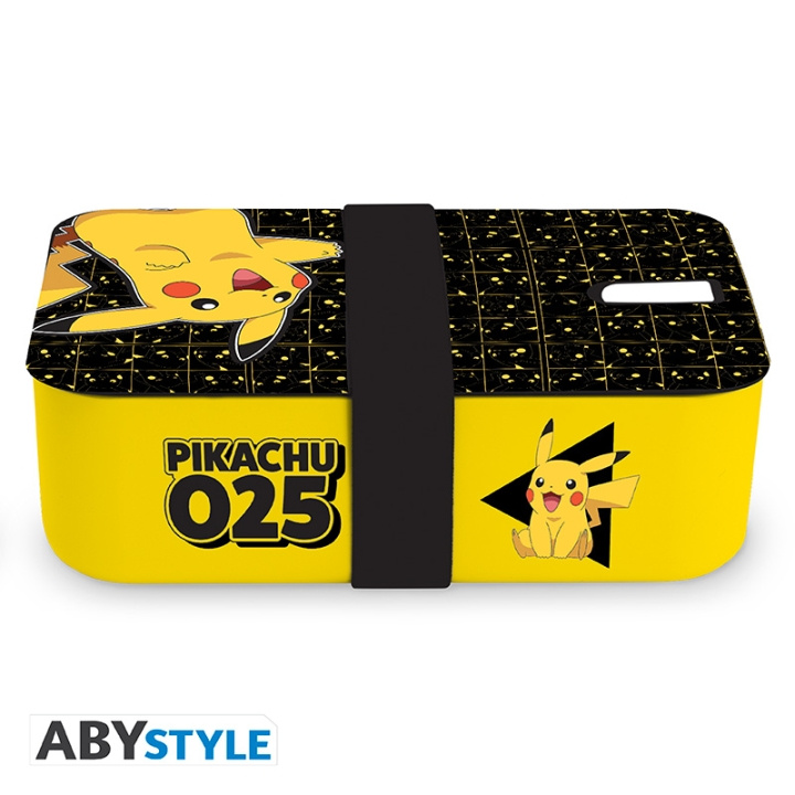 Abysse POKEMON Bento Box - Pikachu - 19 x 12,3 x 6,6 cm i gruppen SPORT, FRITID & HOBBY / Sjove gadgets / Samlergenstande hos TP E-commerce Nordic AB (D21963)