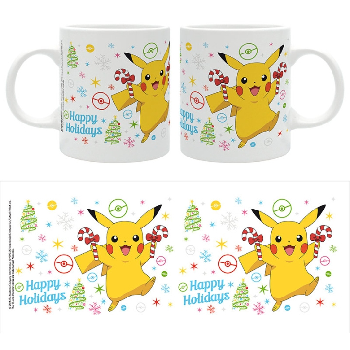 Abysse Pikachu-julekrus - 320 ml i gruppen SPORT, FRITID & HOBBY / Sjove gadgets / Krus hos TP E-commerce Nordic AB (D21978)