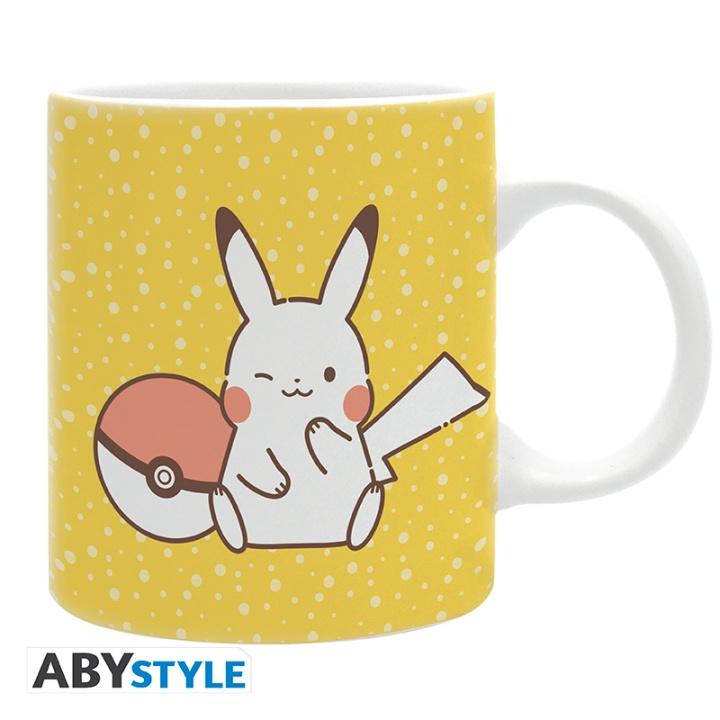 Abysse Pokémon-krus - Pikachu Electric Type - 320 ml i gruppen SPORT, FRITID & HOBBY / Sjove gadgets / Krus hos TP E-commerce Nordic AB (D21982)