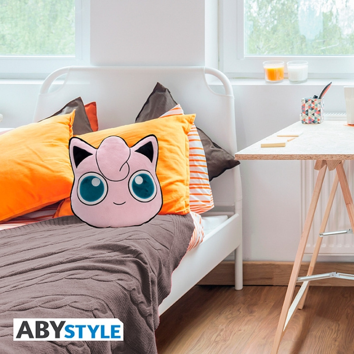 Abysse Pokemon-pude - Jigglypuff - 30 cm x 30 cm x 8 cm i gruppen HJEM, HUS & HAVE / Interiør / Puder hos TP E-commerce Nordic AB (D21996)