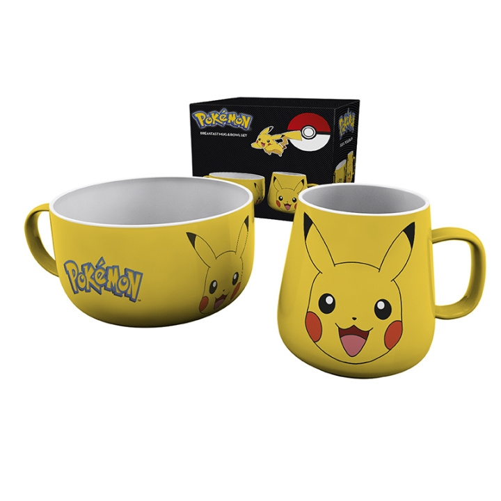 Abysse Pokémon-morgenmadssæt - Pikachu i gruppen SPORT, FRITID & HOBBY / Sjove gadgets / Samlergenstande hos TP E-commerce Nordic AB (D22000)