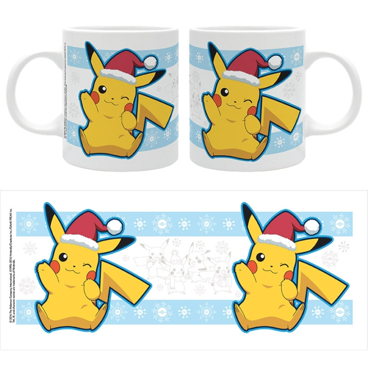 Abysse Pikachu julemandens julekrus - 320 ml i gruppen SPORT, FRITID & HOBBY / Sjove gadgets / Krus hos TP E-commerce Nordic AB (D22013)