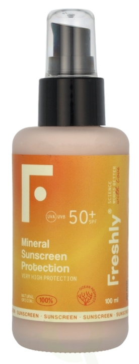Freshly Cosmetics Healthy Mineral Sunscreen SPF50+ 100 ml i gruppen SKØNHED & HELSE / Hudpleje / Tanning / Solbeskyttelse hos TP E-commerce Nordic AB (D22065)