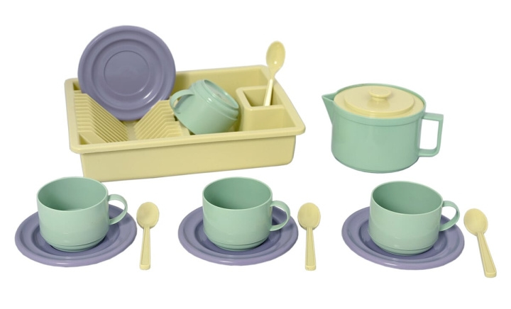 Plasto Kaffesæt i bioplast (3869000ECO) i gruppen LEGETØJ, BØRN & BABY / Legetøj / Legesæt hos TP E-commerce Nordic AB (D22156)