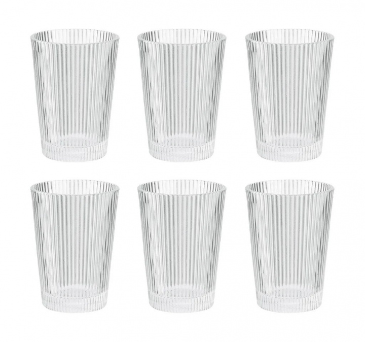Stelton Pilastro drikkeglas 24 cl (6 stk) i gruppen HJEM, HUS & HAVE / Køkkenredskaber / Vin & Drink Tilbehør hos TP E-commerce Nordic AB (D22165)