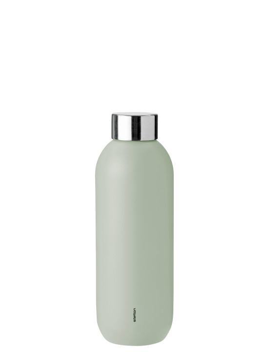 Stelton Keep Cool vakuumisoleret flaske 0,6 L (Minty Moss) i gruppen SPORT, FRITID & HOBBY / Friluftsliv / Termokander & vandflasker hos TP E-commerce Nordic AB (D22182)