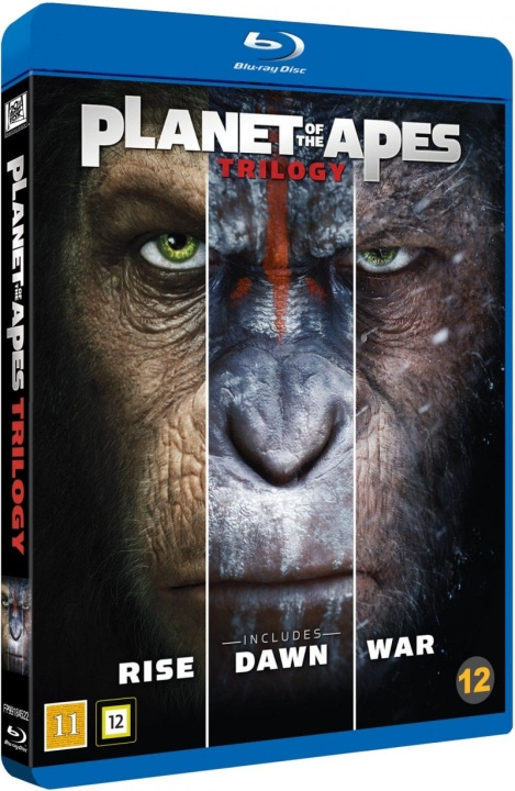 Planet of the Apes Trilogy, The (Blu-Ray) i gruppen HJEMMEELEKTRONIK / Lyd & billede / Tv og tilbehør / Film / Blu-ray hos TP E-commerce Nordic AB (D22199)