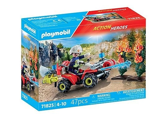 Playmobil Quad til brandslukning (71825) i gruppen LEGETØJ, BØRN & BABY / Legetøj / Legetøjsbiler hos TP E-commerce Nordic AB (D22208)