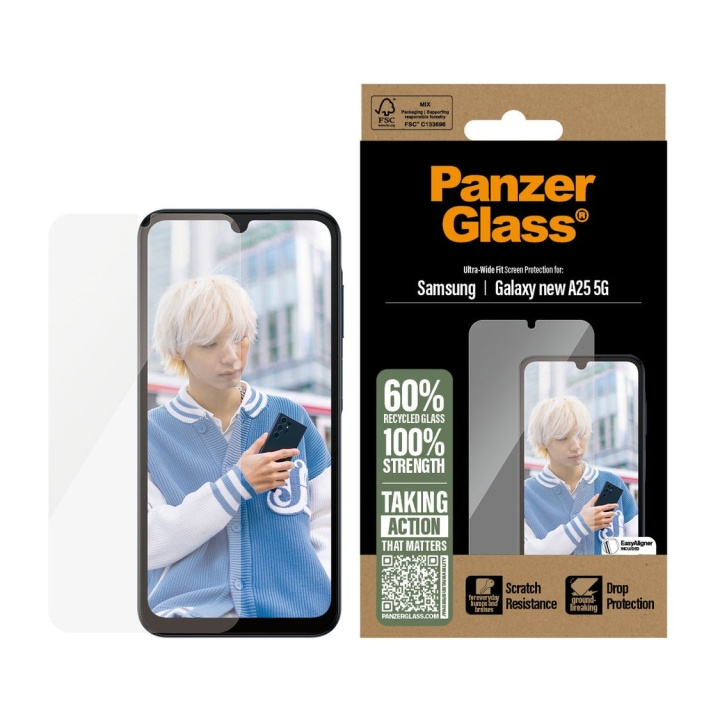 Panzer Glas - Skærmbeskytter Galaxy new A25 5G Ultra UWF i gruppen SMARTPHONES & TABLETS / Mobil Beskyttelse / Samsung hos TP E-commerce Nordic AB (D22214)